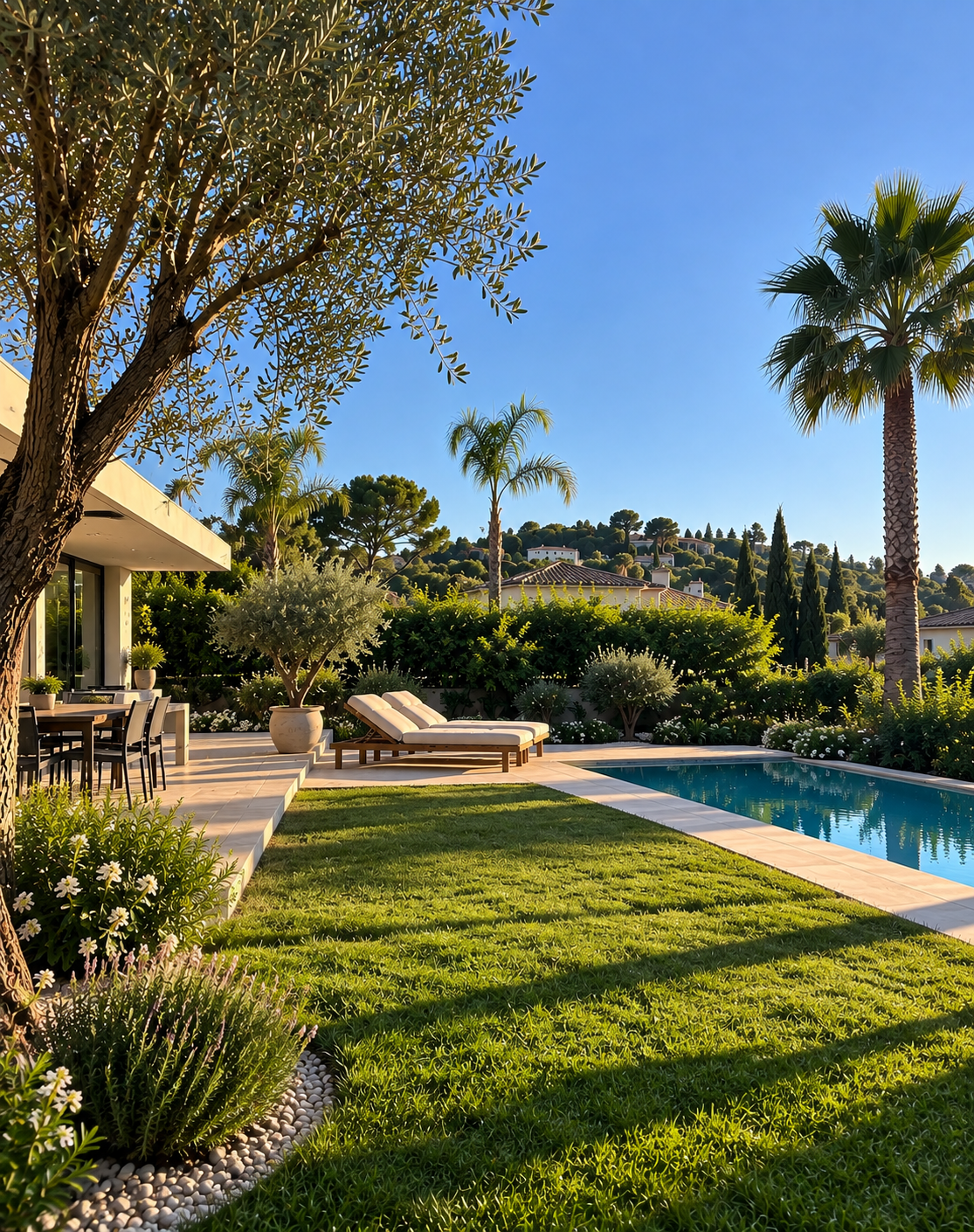 Jardin aménagé par Lumio Clean