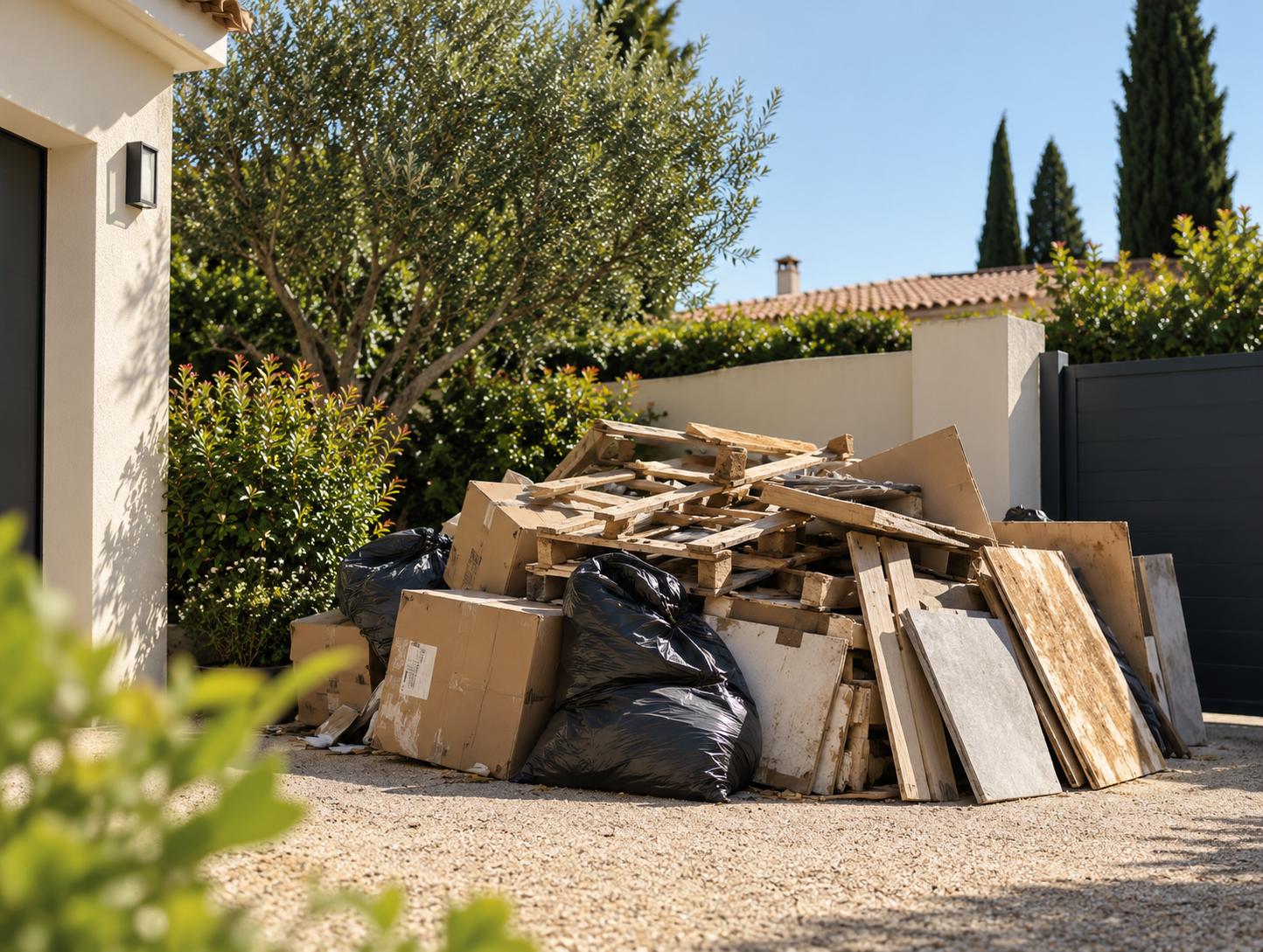 Débarras et déblaiement réalisés par Lumio Clean